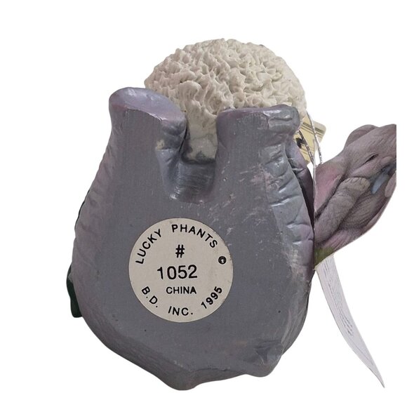 Lucky Phants #1052 - 1995 Elephant Figurine Music Sheet Ornament - Picture 5 of 6